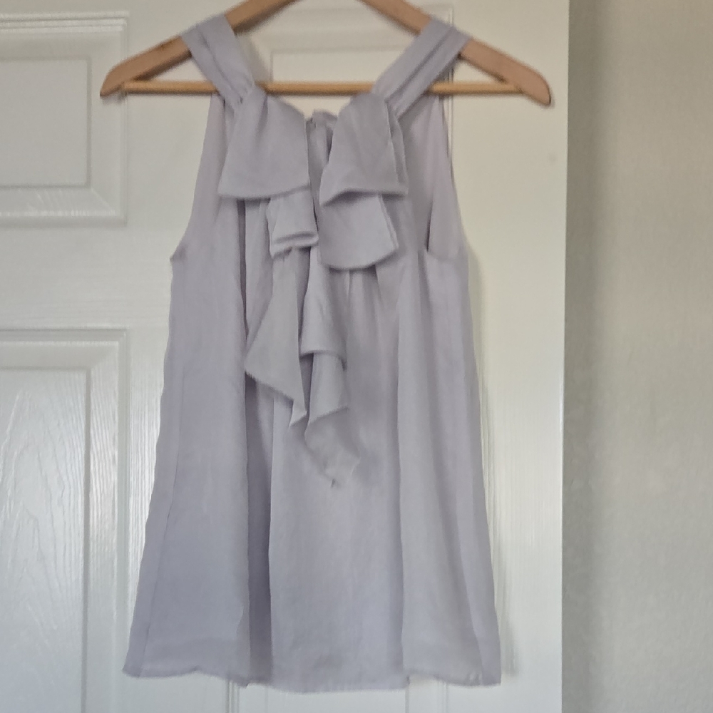 LOFT Light Purple Sleeveless Blouse